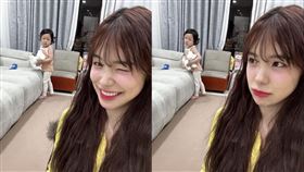 李多慧和小網紅湘荷妹妹驚喜合體。（圖／翻攝自Threads @le_dahye）