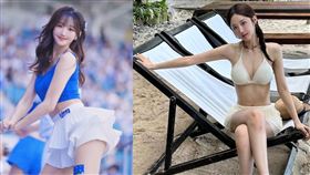 三星獅女神登陸來台！開胸泳裝身材全看光