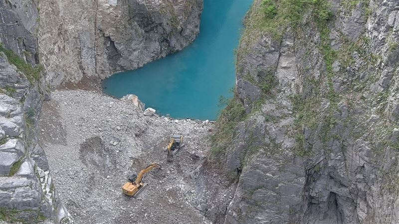 燕子口堰塞湖今引流降水位 林業署籲民眾遠離立霧溪下游 5321358 PH