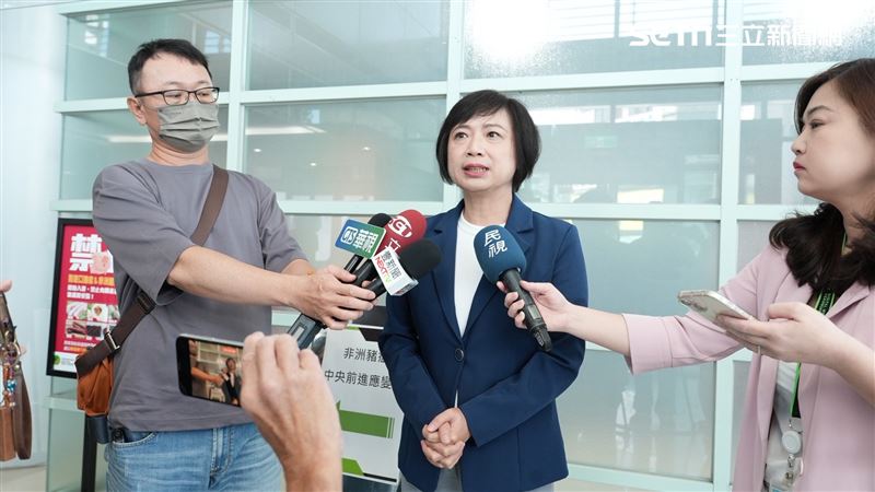台中市長盧秀燕宣布外埔生質能源廠二期籌備中,立委何欣純批進度延宕6年。(圖/翻攝畫面)