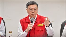 行政院長卓榮泰今（26）日主持非洲豬瘟前進應變所記者會。(圖/行政院提供)