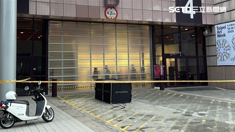 北市14歲少年突從高處墜落至捷運101站出口身亡。（圖／讀者提供）