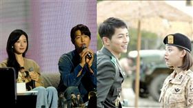 金智媛和宋仲基睽違多年合體，讓不少粉絲淚喊「夢回《太陽的後裔》」。（圖／翻攝自微博）