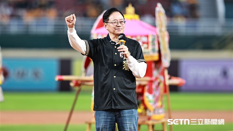 台灣大賽G4,賽前桃園市長張善政致詞。(圖/記者劉彥池攝影)