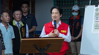 視察台南風災後重建　賴清德喊建設不能停
