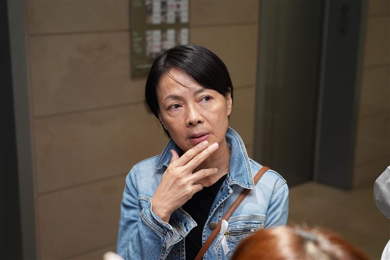 柯淑勤哀悼(圖/記者鄭孟晃攝影)