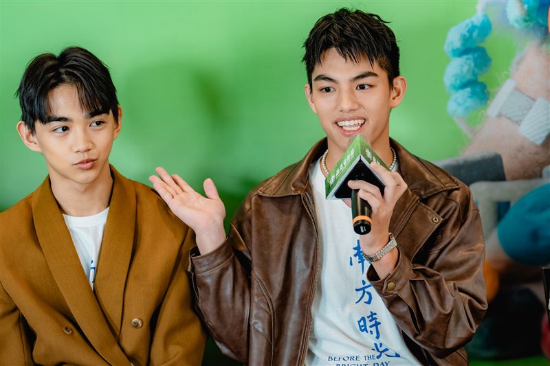 《南方時光》演員陳玄力、演員溫傑恩。(圖/高雄電影節提供)
