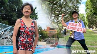 8旬嬤曬泳渡日月潭照：幾10年沒用健保卡