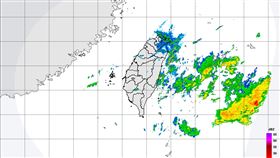 中央氣象署在今（27）天10:05發布大雨特報。（圖／翻攝自氣象署）