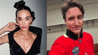 凱蒂佩芮認愛加國前總理　現身巴黎慶生