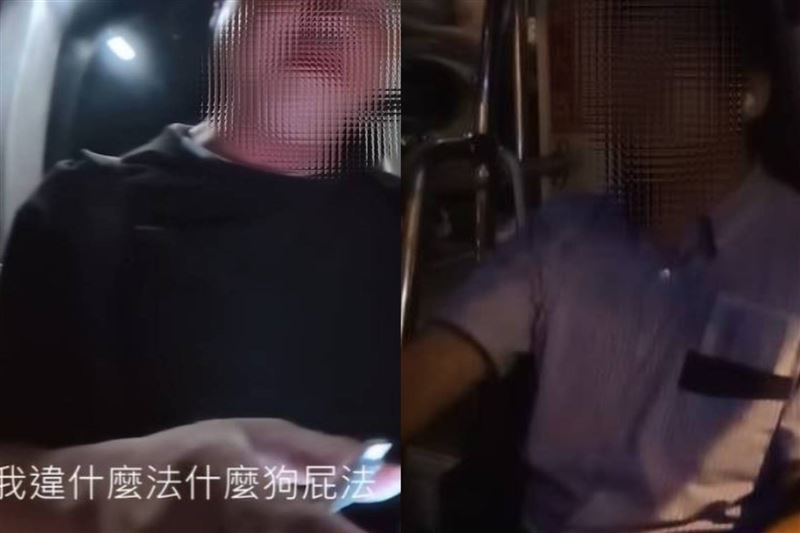國光客運駕駛開車在高速公路時遭恐嚇,被嗆:「你家死人,我6月底剛出來(被關出來),不怕多這一條。」。(圖/國光號客運駕駛提供)
