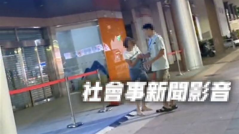 路人目擊衝突,上前關切並將畫面PO網。(圖/翻攝自社會事新聞影音)
