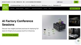 輝達GTC盛會首度移師美東華府舉行，聚焦AI工廠、實體AI、量子運算與高效能運算等前瞻技術，吸引鴻海、廣達、台積電等台廠共襄盛舉，搶攻下一波AI商機。（圖／翻攝自輝達網站） 