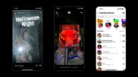 Instagram萬聖節彩蛋限時開放，輸入「咒語」立刻觸發暗黑動畫！（圖／Instagram提供）