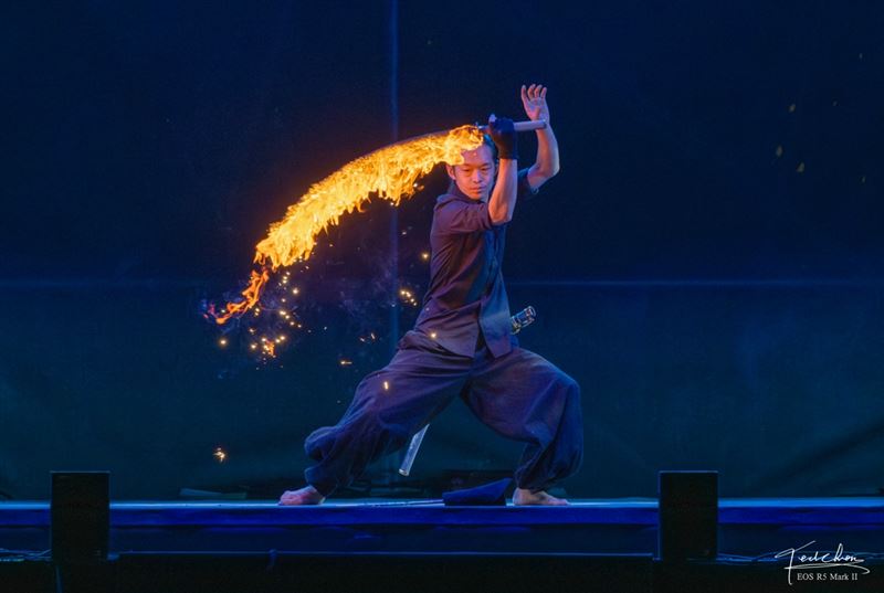 上帝再賜給台南禮物的《火神祭》之《行雲流火》，他：Firemosa火龍點燃Formosa奇蹟之美。（圖／攝影師TED 陳泰瑋提供）