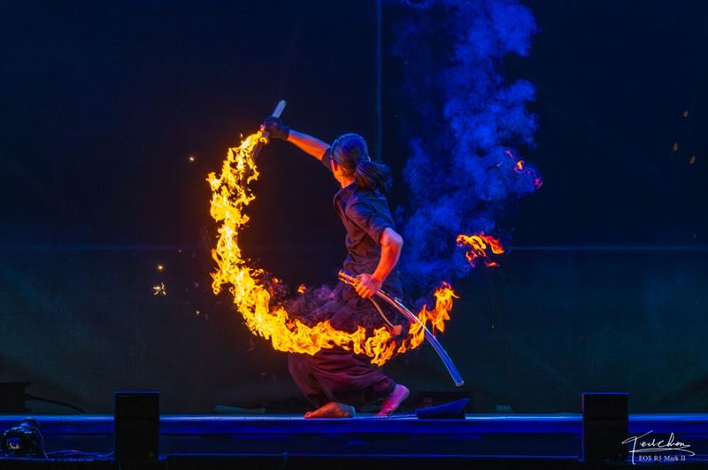 上帝再賜給台南禮物的《火神祭》之《行雲流火》，他：Firemosa火龍點燃Formosa奇蹟之美。（圖／攝影師TED 陳泰瑋提供）