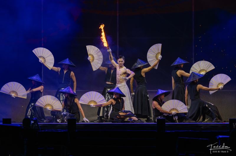 上帝再賜給台南禮物的《火神祭》之《行雲流火》，他：Firemosa火龍點燃Formosa奇蹟之美。（圖／攝影師TED 陳泰瑋提供）