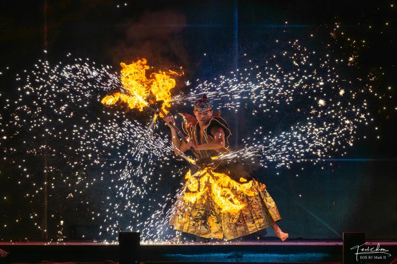 上帝再賜給台南禮物的《火神祭》之《行雲流火》，他：Firemosa火龍點燃Formosa奇蹟之美。（圖／攝影師TED 陳泰瑋提供）