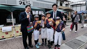 黃偉哲首訪日本長崎縣平戶市，當起「農產特品推銷員」。（圖／南市府提供）