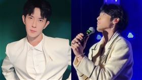 于朦朧、居來提。（圖／翻攝自于朦朧微博、微博）