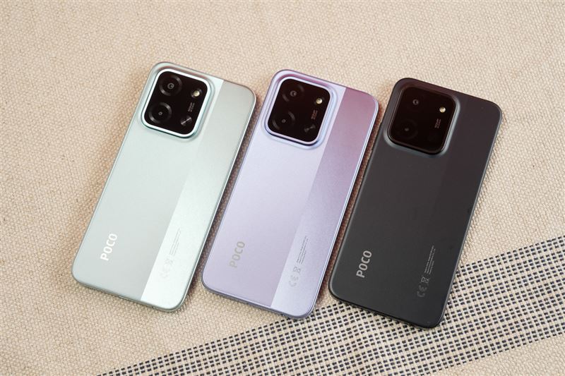 全新登台的POCO C85升級搭載6000mAh大電量電池。(圖/品牌業者提供)