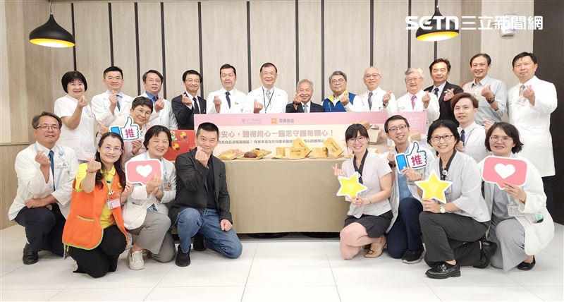 力挺醫療前線!奇美食品「幸福生吐司」溫暖萬名同仁。(圖/奇美醫院提供)