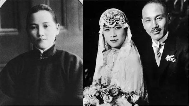 宋慶齡(左)曾痛心說過一句話:「寧可看到妹妹死,也不願宋美齡嫁給蔣介石。」(圖/翻攝自維基百科)