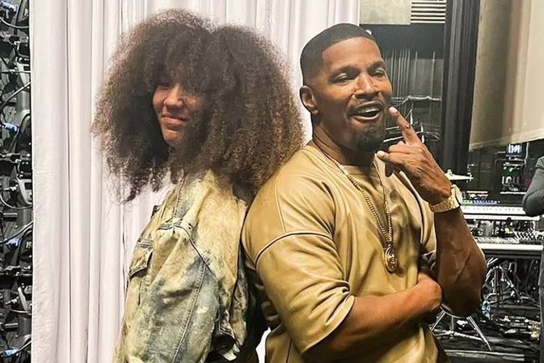 傑米福克斯與女兒Anelise主辦萬聖節派對活動(圖/翻攝自IG @iamjamiefoxx)