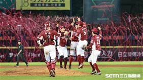 台灣大賽G5，樂天桃猿9：7擊敗中信兄弟奪冠。（圖／記者劉彥池攝影）