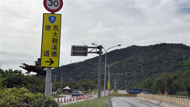 馬太鞍溪上游集水區續降雨 臨時便道警戒