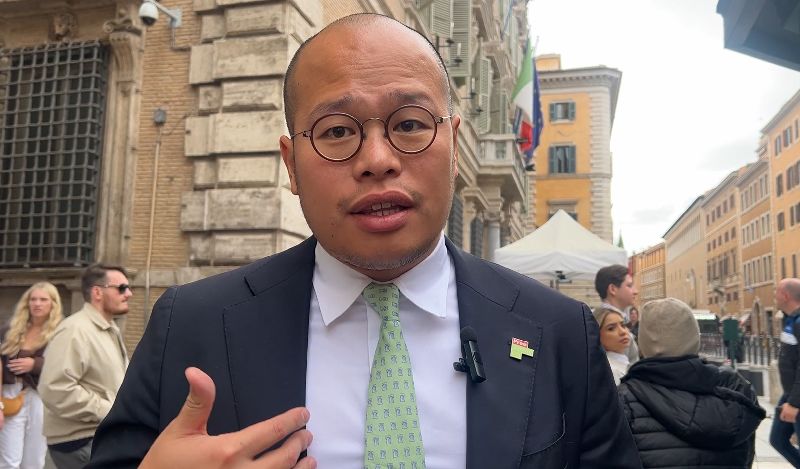 黎崇恩(圖)擔憂黎智英身體狀況差,期盼川習會成為黎智英獲釋契機。(圖/中央社)