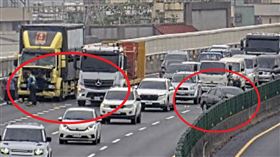 台中,彰化縣,台中市,車道,國道,追撞,貨車,小客車（圖／翻攝自高公局網站） 
