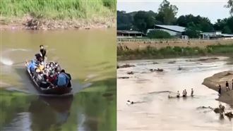 KK園區大爆破炸毀　上千人跳河出逃畫面曝