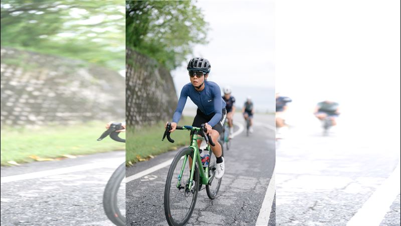 2025臺灣KOM太平洋經典賽許書瑋奪女子組冠軍。(圖/自行車騎士協會提供)