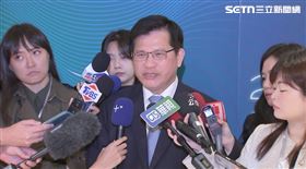 林佳龍出席論壇接受媒體聯訪（圖／翻攝畫面）