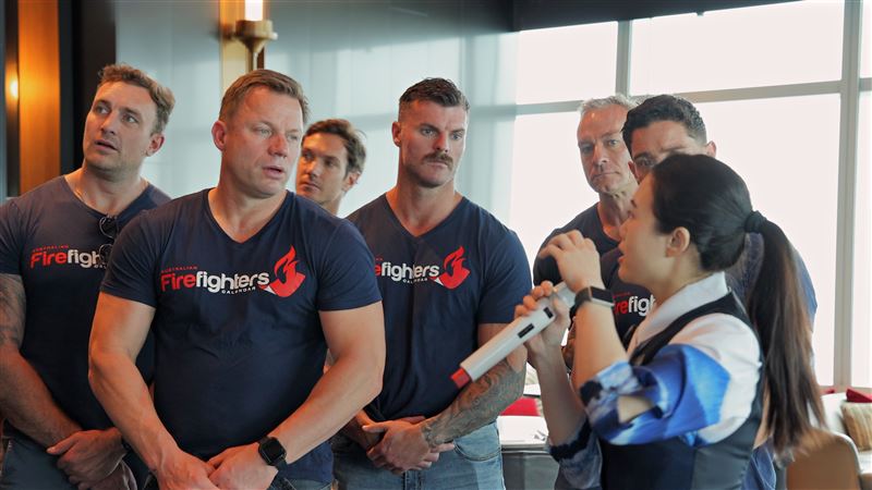 促進台澳觀光交流，「饗 A Joy」安排全英文導覽，解說室裝概念。（圖／饗賓集團提供）