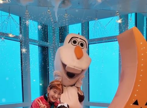 賈永婕參加萬聖節活動圖／翻攝自IG @ taipei_101_observatory）