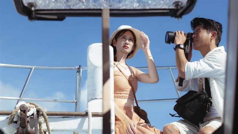 安心亞王柏傑吉貝島放閃　羞喊：有點浪漫