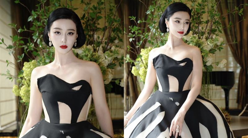 范冰冰胸前開洞「大片肉色看光」震撼全場