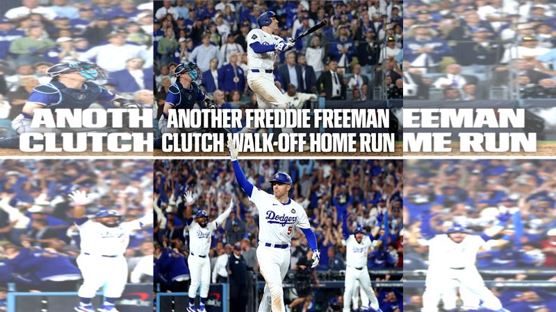 佛里曼是第一位連兩年能在世界大賽敲出再見轟的球員。(圖/翻攝自X)