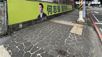 在地議員掛看板挺選桃園市長　何志偉回應