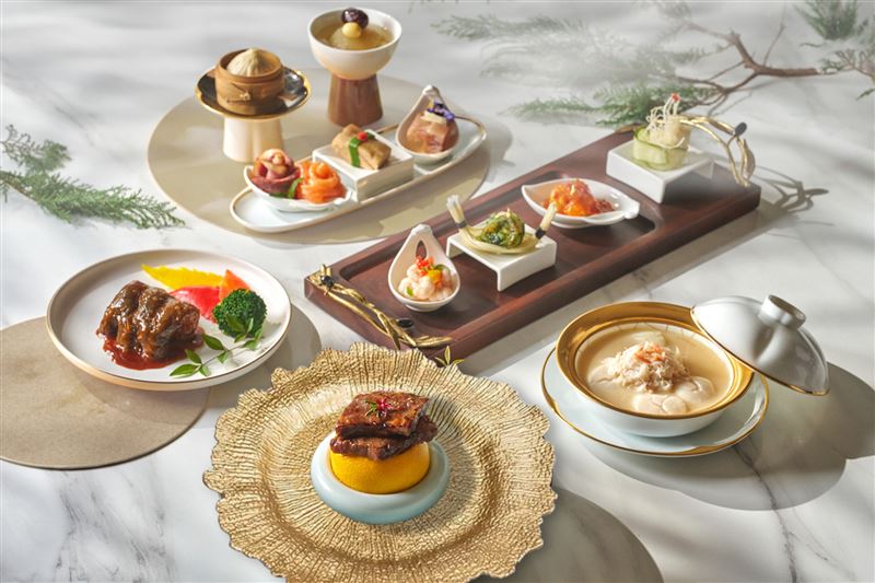 江南風華臻味宴是復刻2017年美國華府雙橡園國宴菜單,當時只有外賓、僑胞才有機會品嚐。(圖/飯店旅宿業者提供)