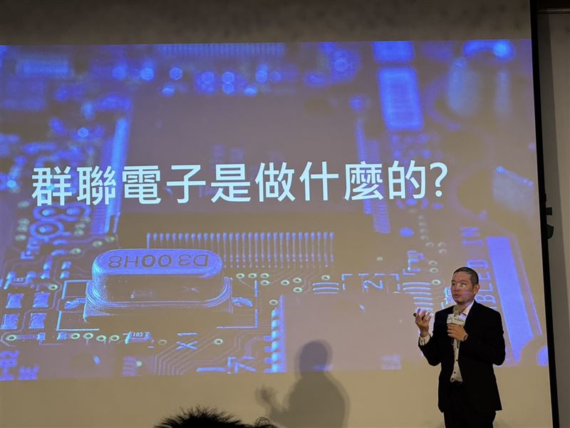 群聯技術長林緯分析,NAND Flash等記憶體使用在「以存代算」趨勢下,產品需求會增加。(圖/記者廖珪如攝影)