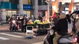 苗栗竹南街頭糾紛鬥毆亮刀　警鎖定涉案人