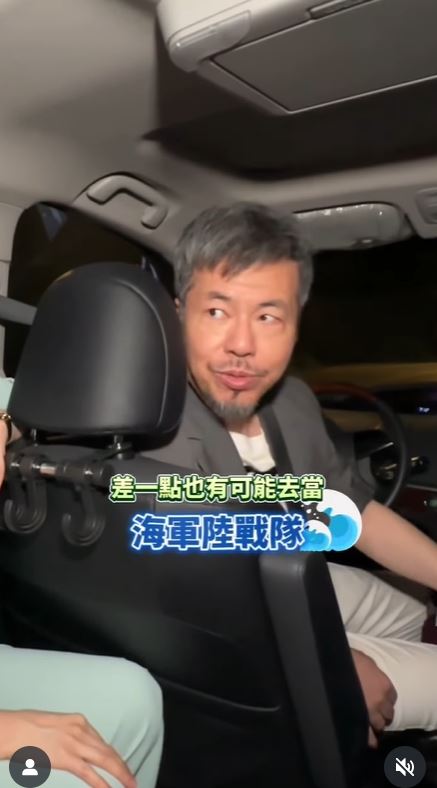 黃國倫自爆當年隱瞞有腎結石,只為了想當憲兵。(圖/翻攝自IG @vintzhuang)