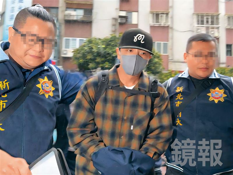 第三波閃兵名單出現後,人在加拿大出外景的坤達,第一時間返台接受應訊。(圖/鏡報提供)