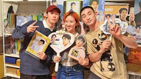 章廣辰（右起）、9m88和許光漢是玩在一起的好朋友，台前幕後都有許多互動。（翻攝自章廣辰IG）