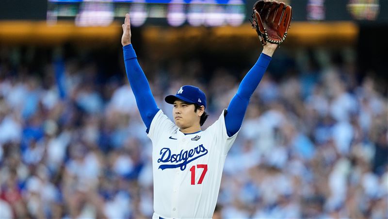 左外野手美技! 大谷翔平高舉雙手謝隊友