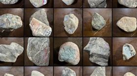 中國女子在網路直播中買翡翠原石，沒想到來的都是沒有價值的石頭。（圖／翻攝自極目新聞）