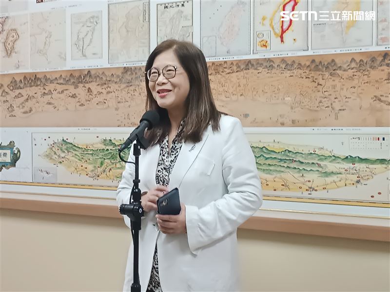 海洋委員會主委管碧玲今(29)日「防堵非洲豬瘟邊境檢疫與查緝機制之檢討與精進作為」進行專題報告並備質詢前受訪。(圖/記者盧素梅攝影)